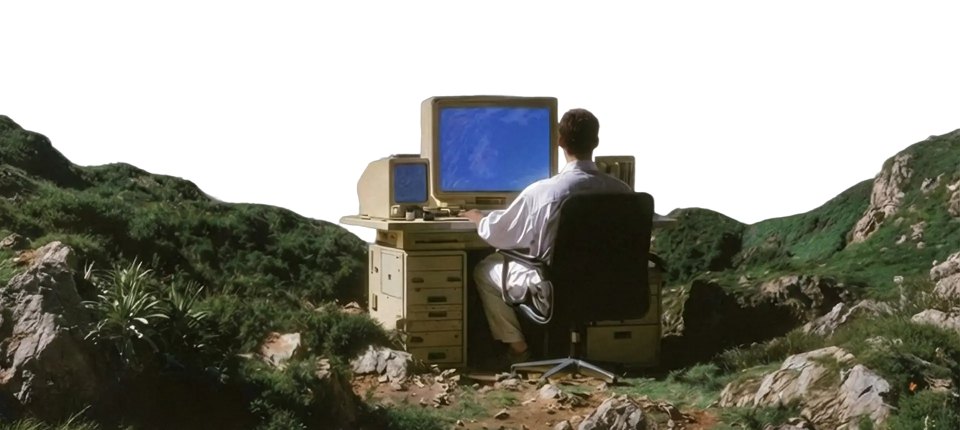 An atmospheric wide landscape — homepage hero for EDBN